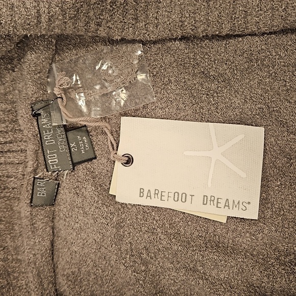 💕BAREFOOT DREAMS💕 CozyChic Lite Circle Cardigan ~ Pewter Gray 2X NWT - Picture 14 of 16